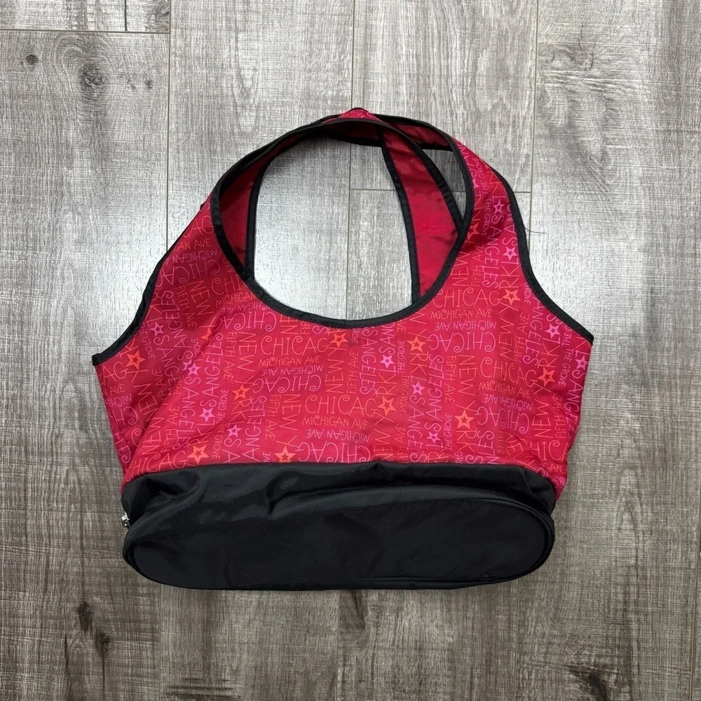 American Girl Red and Black 2 Doll Carry Tote Bag